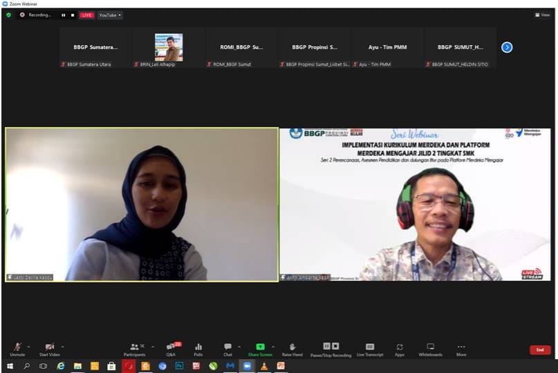Webinar Seri Implementasi Kurikukum Merdeka (IKM) dan Platform Merdeka Mengajar (PMM) Jilid 2 Tingkat SMK