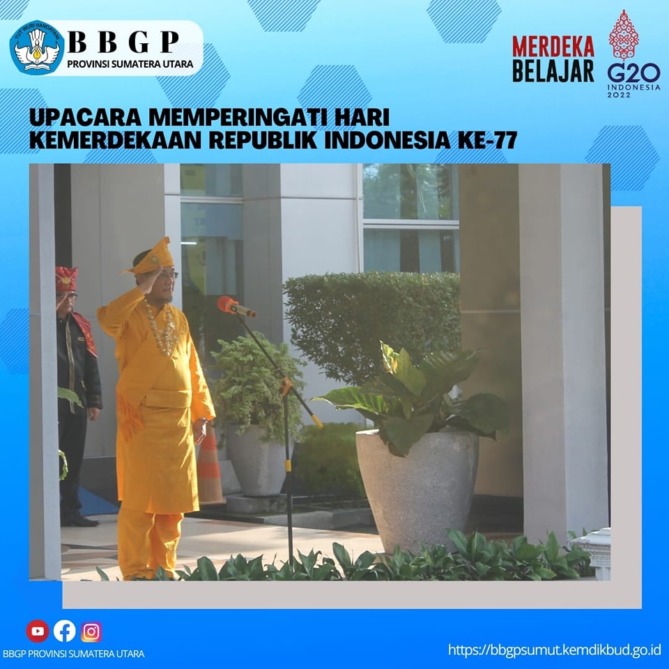 Upacara Memperingati Hari Kemerdekaan Republik Indonesia Ke 77