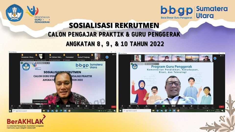 Sosialisasi Rekrutmen Calon Guru Penggerak dan Calon Pengajar Praktik Program Pendidikan Guru Penggerak Angkatan 8, 9, & 10