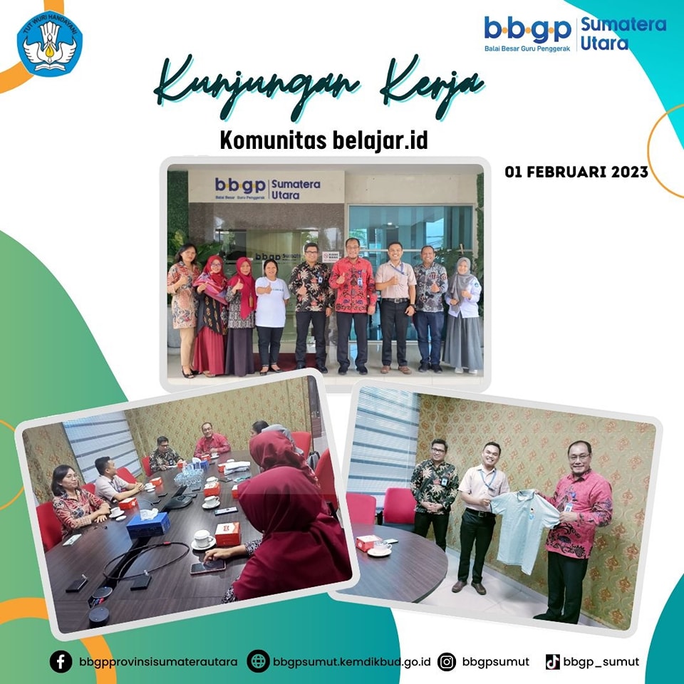 Kunjungan Kerja dari Komunitas belajar.id Provinsi Sumatera Utara