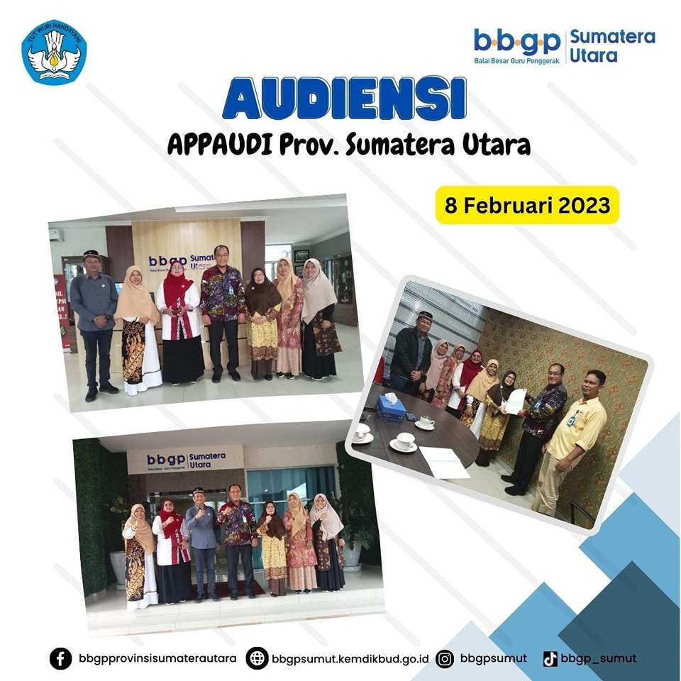 Kunjungan Kerja Dari Beberapa Organisasi Profesi dan Komunitas Belajar  di Provinsi Sumatera Utara